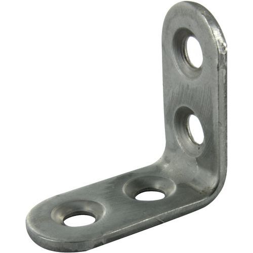 Cime - Équerre de chaise bout rond 30x30x15mm - Acier Inox - Éco-responsable
