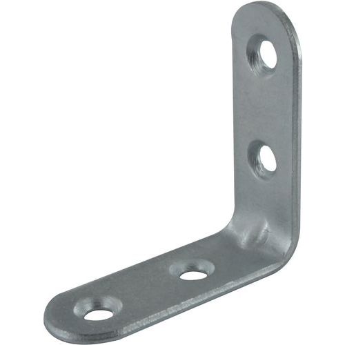 Cime - Équerre de chaise bout rond 40x40x15mm en Acier - Éco-responsable et recyclable