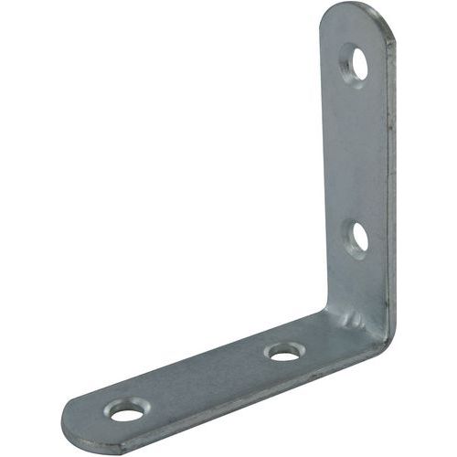 Cime - Équerre de chaise bout rond 50x50x15mm en Acier - Éco-responsable 80% recyclé