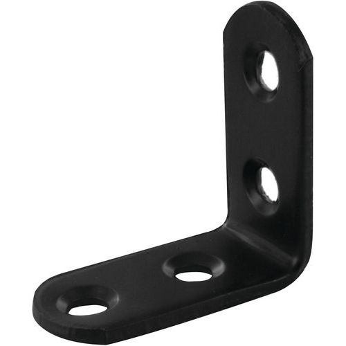 Cime - Équerre de chaise bout rond 30x30x14mm - Acier - Éco-responsable