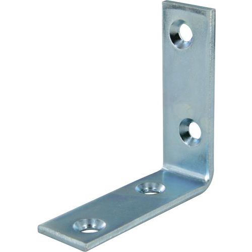 Cime - Équerre de renfort 60x60x20mm - Acier galvanisé - Éco-responsable