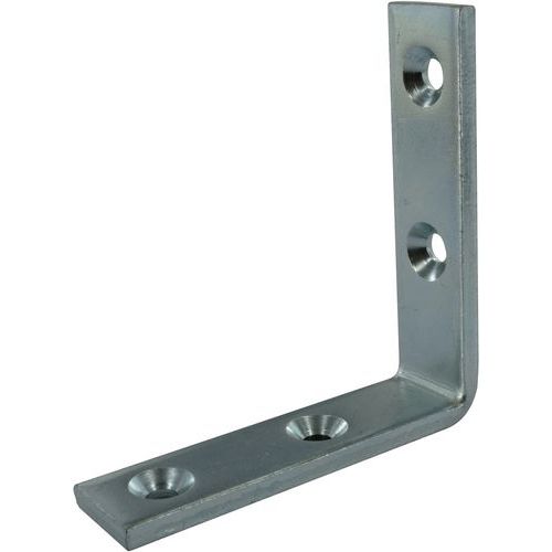 Cime - Équerre de renfort 80x80x20mm - Acier galvanisé - Éco-responsable
