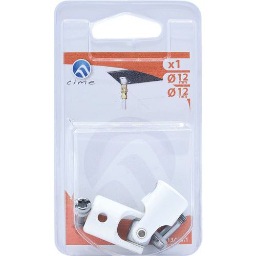 Lot de 2 - Genouillere Ed12 Sd12-acier Blanc