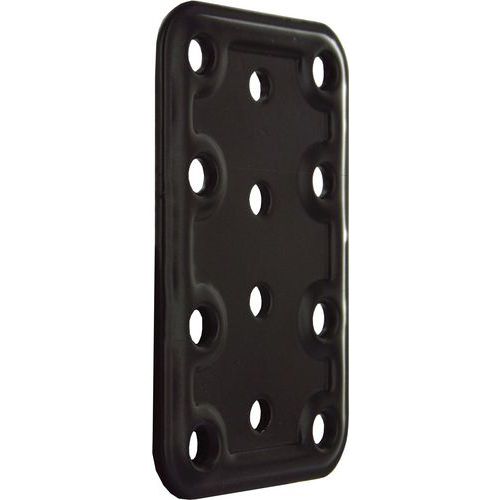 Cime - Patte d'assemblage rectangulaire 50x80mm Acier Recyclable - Quincaillerie Robuste