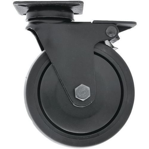 Cime - Roulette pivotante NOVO à frein - Ø100mm - Recyclable 100%