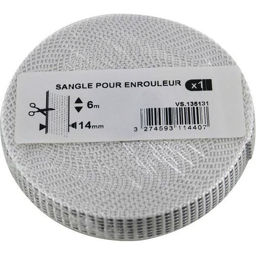 Cime - Sangle grise - 14 mm - Quincaillerie résistante