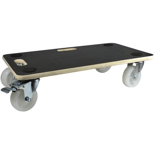 Cime - Support roulant 290x580mm - Charge 350kg - Roulettes 100mm - Robuste et Pratique