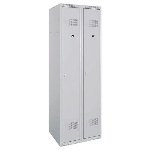 Vestiaire Ind. Pro. Prima Mor. 2 Col. S/socle Gris/gris