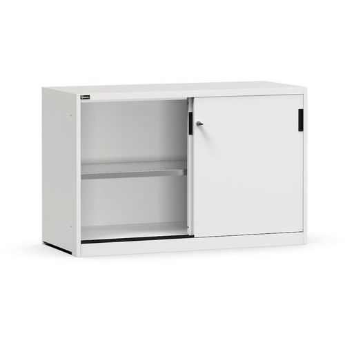 Armoire À Portes Coulissantes - 1428x600x915mm - Gris Clair