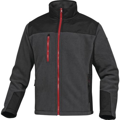 Delta Plus - Veste polaire Brighton2 Gris S - Laine polaire polyester 420 g/m² - Unisexe - EPI