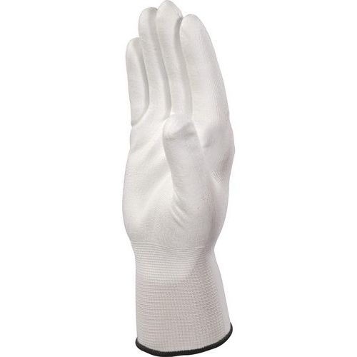 Gants De Manutention Tricot Pes/pu Blanc 10 - Dpve702p10