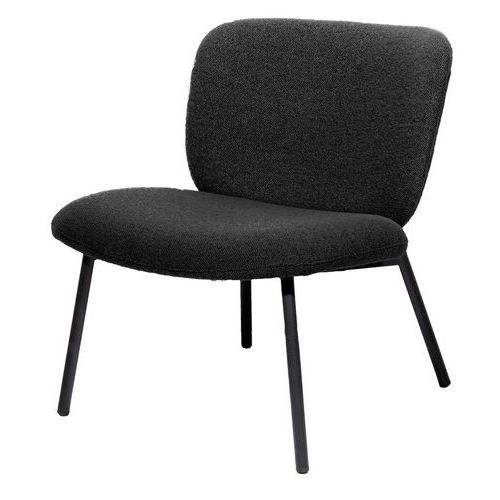 Fauteuil Twist - Pied Noir - Assise Anthracite