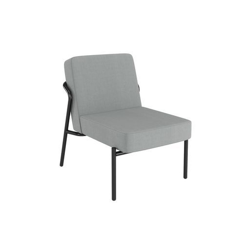 Meet By Paperflow - Fauteuil Medso Classique Intérieur - Gris - Acier - 1 Place - Confort Occasionnel