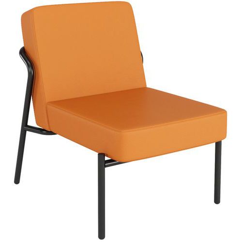 Fauteuil Similicuir Medso Classique - Taille S - Orange