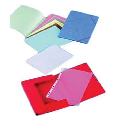 Chemise à élastiques et rabats pour format A4 carte lustrée - Noir (Paquet de 10) thumbnail image 1