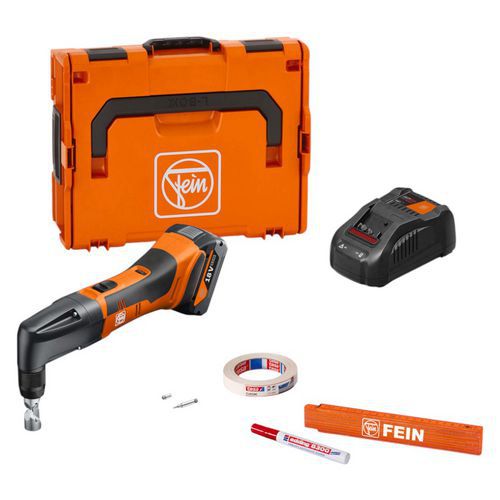 Fein - Grignoteuse sans fil ABLK 18 1.6 E AS - 18V 5Ah Li-ion - Légère et Puissante