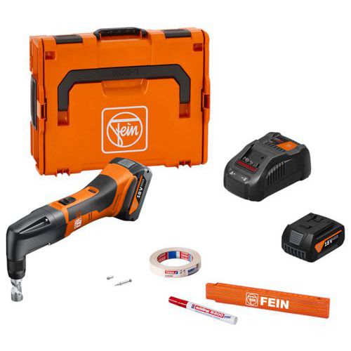 Fein - Grignoteuse sans fil ABLK 18 1.6 E AS - 18V 5Ah - Légère et Puissante