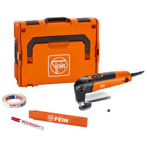 Fein - Set cisaille à tôle BLS 1.6 E - 1.6mm - 350W - 4800 tr/min - Outillage électroportatif