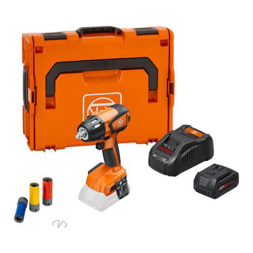 Fein - Set visseuse boulonneuse à choc sans fil TOP - 18V 5Ah Li-ion - 290 Nm - 1/2" - 1.2 kg