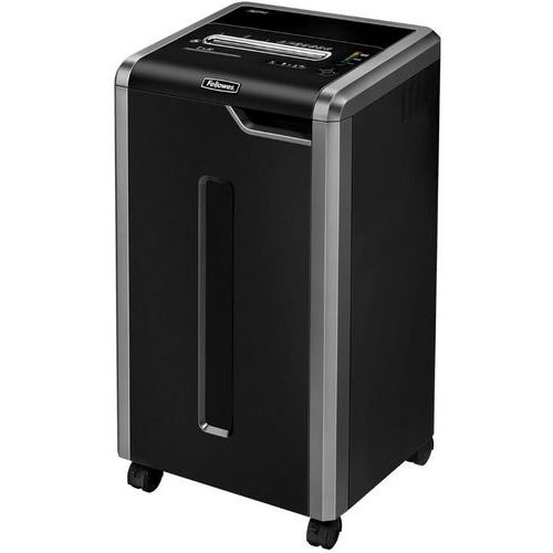 Fellowes - Destructeur 325Ci Coupe Croisée P-4 - 83L - Bureau Intensif - Gris Foncé