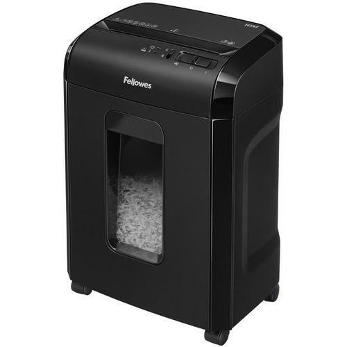Fellowes - Destructeur de documents 10M Coupe Micro P5 - 9 feuilles/passage - 19L - Sécurité P-5