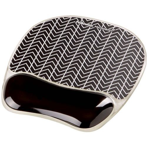 Fellowes - Tapis de souris ergonomique gel repose poignet - Gris - 200mm largeur - Confort et soutien