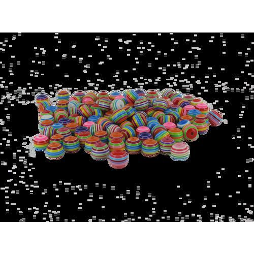 Sachet 200 perles multicolores rondes 12mm thumbnail image 1