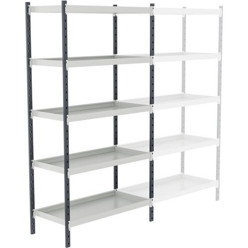 Manorga - Rayonnage Rétention Combi-Flip Départ - 2000x1000x600mm - 5 Niveaux - 27L/Niveau - 1500kg Total