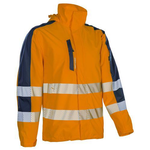 Veste De Pluie Softshell Légère Hotaru - Orange/marine - Txl - Unisexe