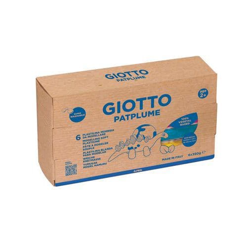 Assortiment GIOTTO Pat'plume 6 x 350g couleurs primaires thumbnail image 1
