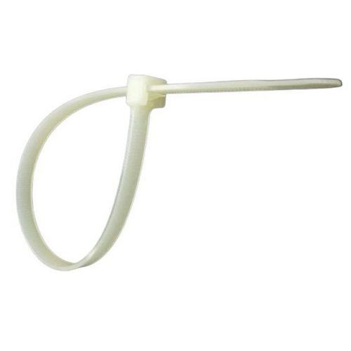 Manutan Expert - Colliers de serrage nylon blancs 3,6x300mm - Lot de 1000 - Résistants et durables
