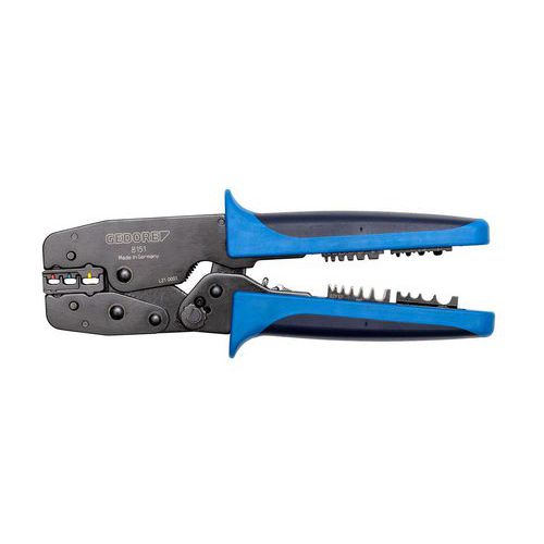 Gedore - Pince à sertir CrimpMax-Flex Professional 8151 - 220 mm - Sertissage précis et durable