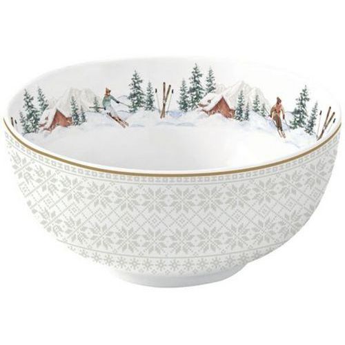 Lot de 36 - Bol Décor Chalet - 12cm