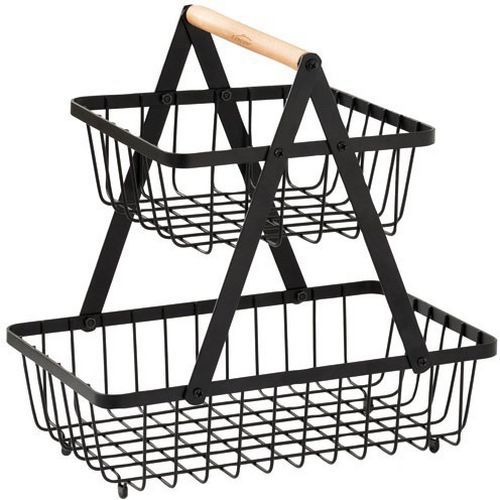 Corbeille À Fruits - 2 Paniers - Métal