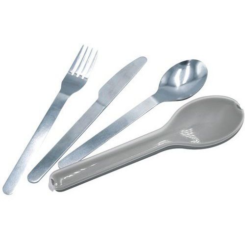 Couvert En Étui En Inox - Couteau Fourchette Cuillère