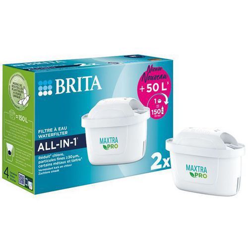 Filtre Pour Carafes Filtrantes Maxtra Pro All-in-1-pack De 2