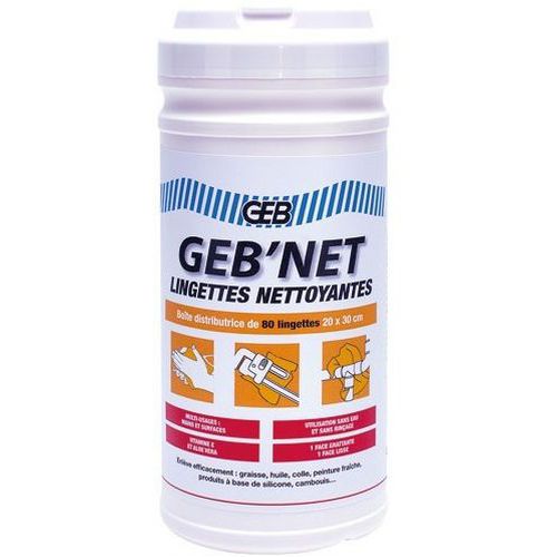 Lingettes nettoyantes mains et surfaces - Seau 80 - EPI