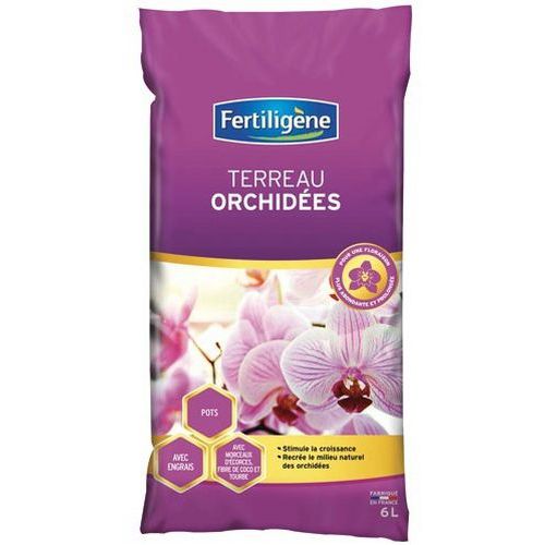 Terreau Orchidées - 6l - Fertiligene