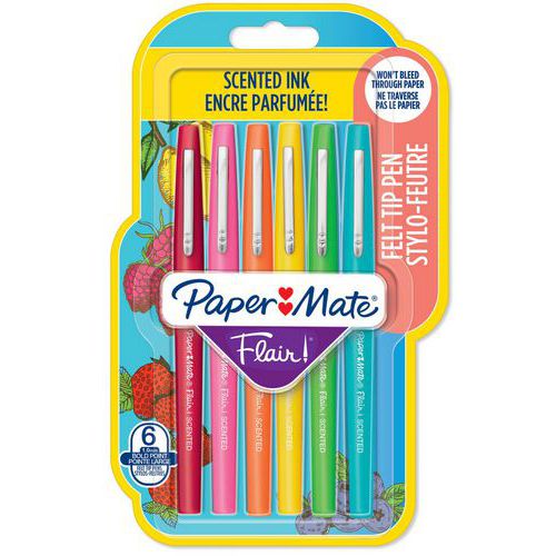 Stylo Feutre Paper Mate Flair Scented Parfumés Assortis Lot