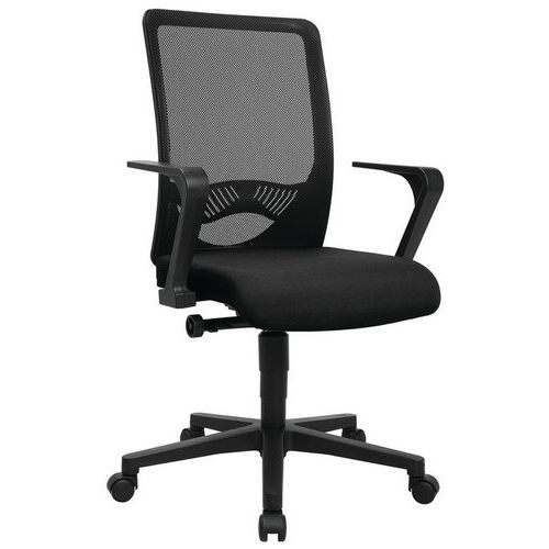 Siège De Bureau Ergonomique Noir Eurostar 100