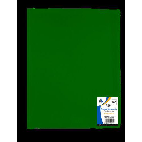 Reliure Plastique 100 Volets A4 - Vert