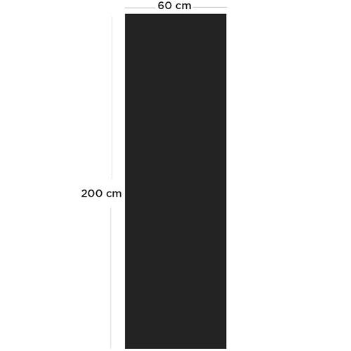 Papier Peint Magnétique Repositionnable Noir 2x0.6m Ferflex