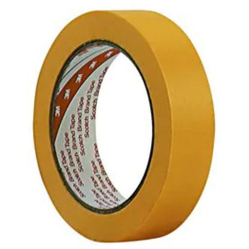 3M - Ruban de masquage papier lisse 244 - Doré 50m x 24mm - Haute performance
