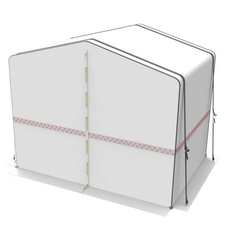 Cepro - Tente de soudage Heavy Duty H200/240xL300xP250cm - Classement au feu M2 - Acier - Idéal abri de chantier
