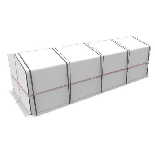 Cepro - Tente de soudage et abri Heavy Duty H200/240xL400xP800cm - Classement au feu M2 - Acier Robuste