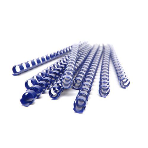 100 Peignes à Relier 16 Mm - Bleu