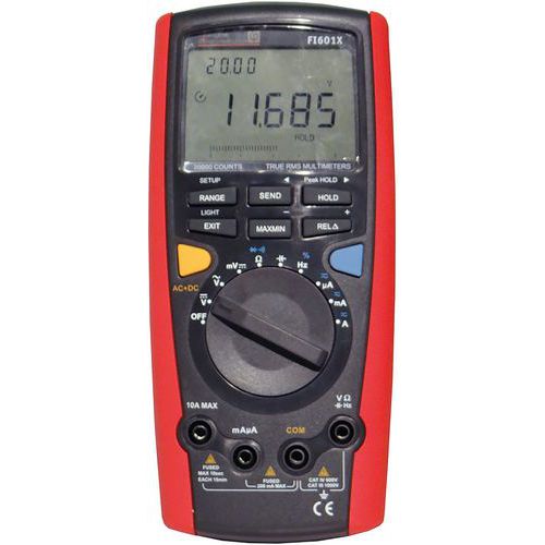 Multimètre à Large Ã‰cran Rétro-éclairé à Fort Contraste