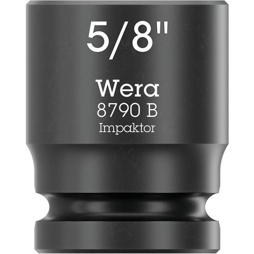 Wera - Douille 3/8 8790 B Impaktor 5/8 - 6 pans - 30mm - Haute performance
