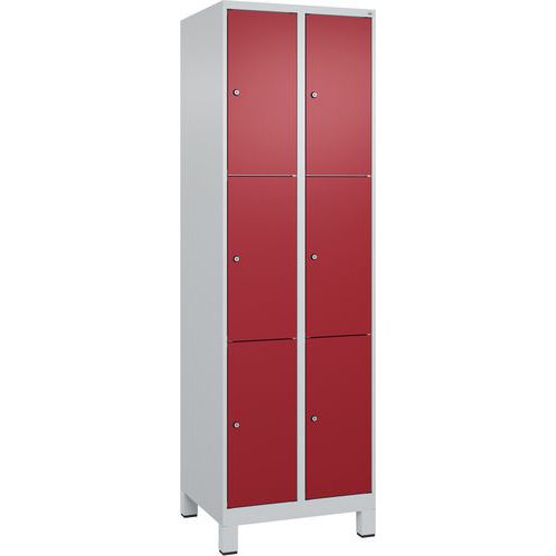 Armoire À Casiers Classic Plus Sur Pieds-6 Casiers-ral3003