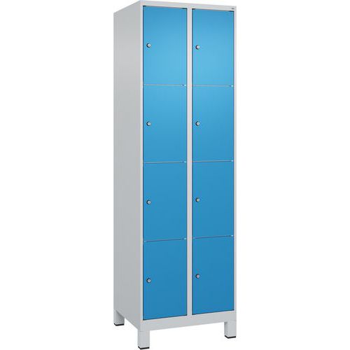 Armoire À Casiers Classic Plus Sur Pieds-8 Casiers-ral5012